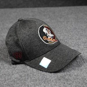 Florida State Seminoles Hat Cap Strap Back Mens One Size Gray NCAA Football FSU
